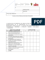 Planilla Autoevaluacion Estudiante Proyecto I