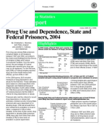 Special Report: Drug Use and Dependence, State and Federal Prisoners, 2004