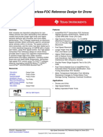 High-Speed Sensorless-FOC Reference Design For Drone Escs: TI Designs