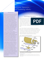 Membrane Separation - Food Processing Industry: Figure 1: Schematic of A Spiral Wound Membrane