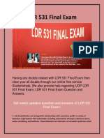 Get Newly Updated Question and Answers of LDR 531 Final Exam