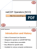 Netcdf Operators (Nco)