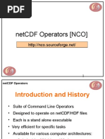 Netcdf Operators (Nco)