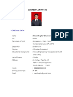 Curriculum Vitae: Personal Data