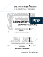 Reporte Infraestructura urbana