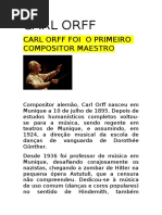 Carl Orff Matilde e Miguel Silva