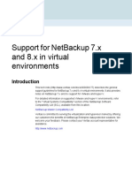 NetBackup 7x 8x in Virtual Environments