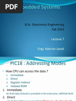 B.Sc. Electronics Engineering Fall 2014: Engr. Kamran Javed