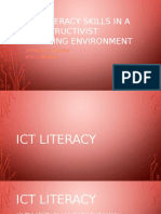 Ict Literacy Skills in A Constructivist Learning Environment