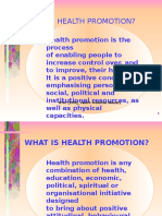 What Is Health Promotion?