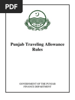 Punjab TA/DA Rules and Rates 2024 | PDF | Public Transport | Fuel ...