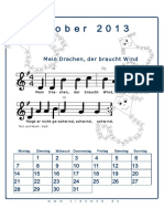 Oktober Liederkalender 2013