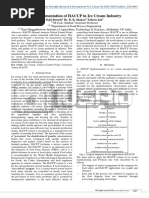 Download The Implementation of HACCP in Ice Cream Industry by International Journal for Scientific Research and Development - IJSRD SN341381893 doc pdf