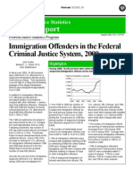 Special Report: Immigration Offenders in The Federal Criminal Justice System, 2000