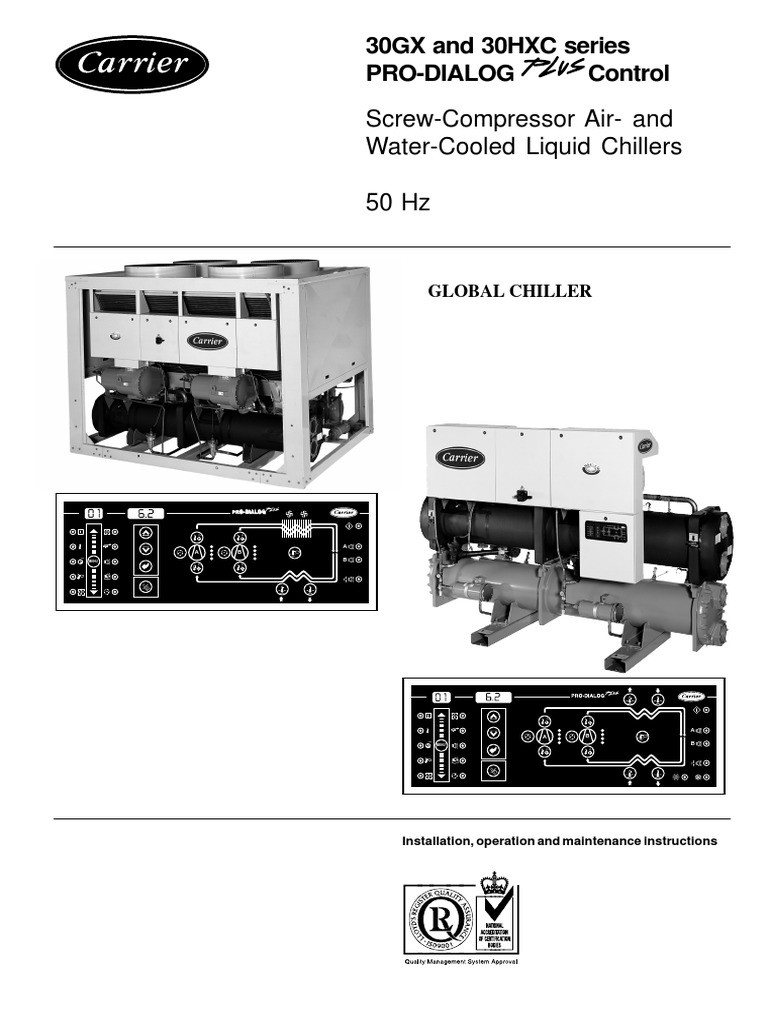 Chiller Manual Pro Dialog PDF Hvac Air Conditioning