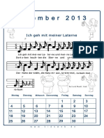 November Liederkalender 2013