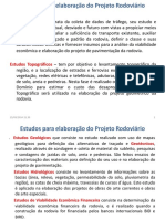 Estudos para Elaboração Do Projeto Rodoviário PDF