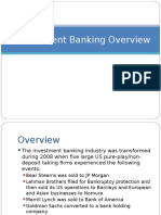 Overview of Investment Bankingn