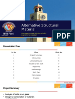 Alternative Structural Material: BITS Pilani