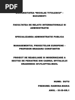 PROIECT BRAGARU