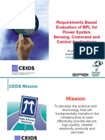 Requirements Based Evaluation of BPL For Power System Sensing, Command and Control Applications