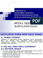 Destilator Surya Atap Kaca