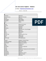 Dizionario Meccanico Inglese Italiano