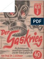 Der Gaskrieg - Die Gefahren Der Chemischen Kampfstoffe Und Der Schutz Gegen Sie / J. Büttner