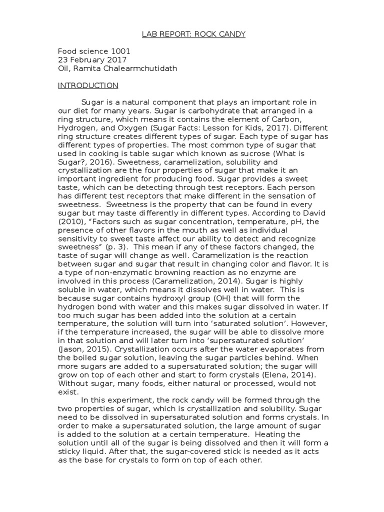 Rock candy experiment image