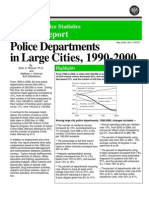 Special Report: Police Departments in Large Cities, 1990-2000