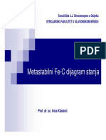 Uvod - Metastabilni Fe-C Dijagram