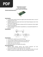 Fundamental Concepts of Data Communications (Serial Interface and MODEM) Universal Asynchronous RX/TX