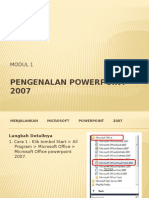 Pengenalan Powerpoint 2007