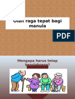 Presentasi Olah Raga Tepat Bagi Manula