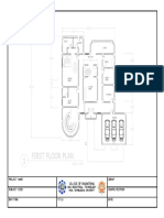 First Floor Plan 1: Scale: 1:200