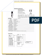 Transmisores de Presion Tipo Tabaco Baja Gama 92007 Pt218b Ebchq Catalogo Ingles