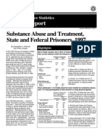 Special Report: Substance Abuse and Treatment, State and Federal Prisoners, 1997