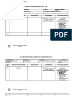 Planificación Unidad Didáctica 2017