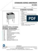 Standard Series Underbar: Ice Bins Standard Features Product Image
