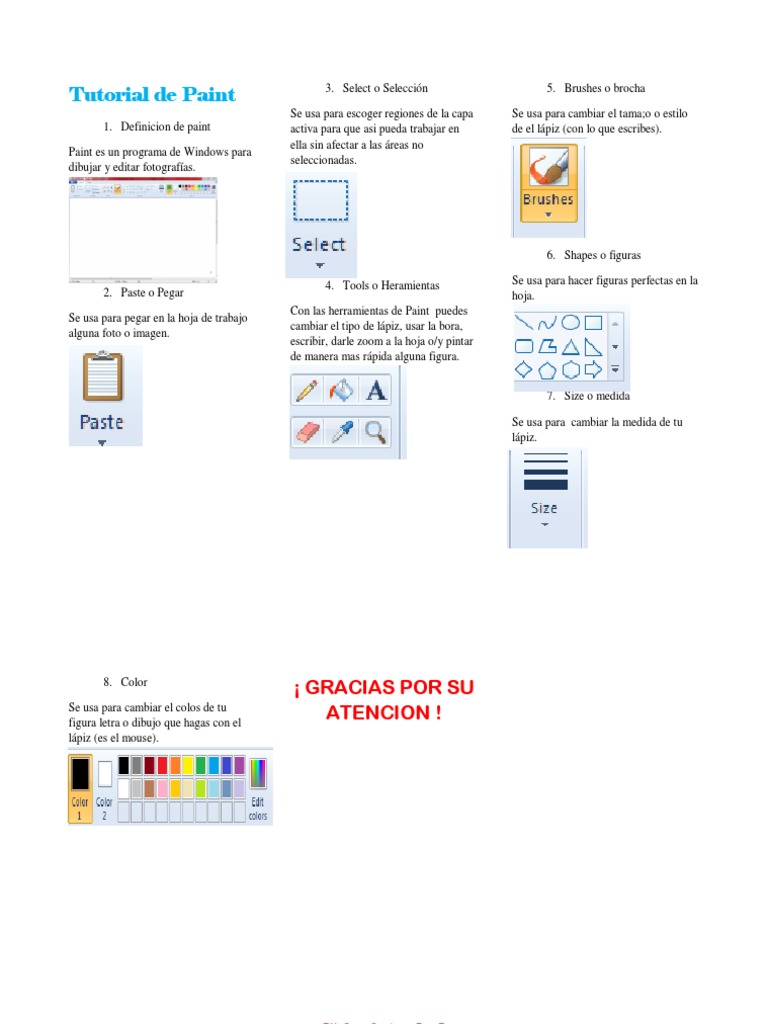 Tutorial de Paint PDF