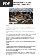 Caverna embaixo de outra igreja é datada do primeiro século da era cristã