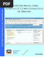 Download Step-By-Step Install Guide Alfresco Community 33g with Google Docs on Windows v10 by Kefa Rabah SN34141347 doc pdf