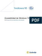 Accesibilidad de Windows 10