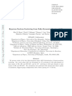 Hyperon-Nucleon Scattering From Fully-Dynamical Lattice QCD