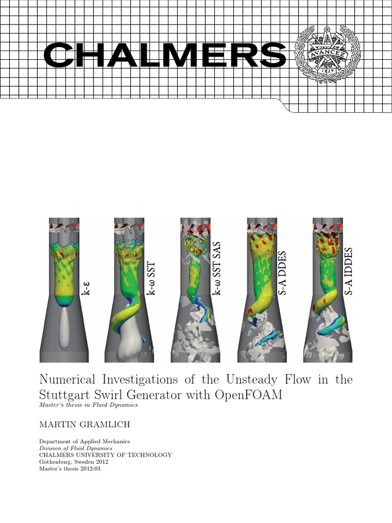 Numerical Investigations of The Unsteady Flow in The Stuttgart Swirl ...