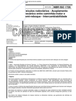 NBR 01726 Veiculo Rodoviarios Acoplamento Mecanico Entre Caminhao Trator e Semi Reboque Intercambiab PDF