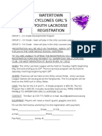 Watertown Girls Youth Lacrosse Registration