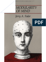 The Modularity of Mind - Fodor PDF