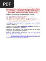 Download Investment in New Infrastructure Bonds - us 80CCF by Paymaster Services SN34142086 doc pdf