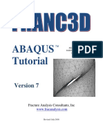 Abaqus Tutorial: Fracture Analysis Consultants, Inc